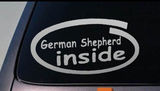 New Hot  German Shepherd Decal Sticker Car Window 6" Car Sticker