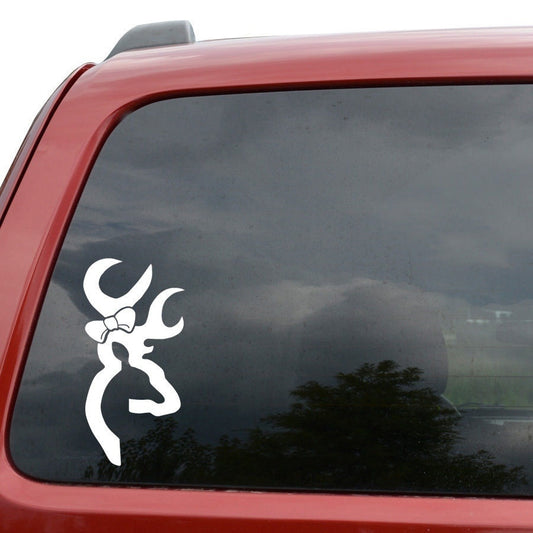New Brand  Girlie Deer Head Hunting Car Truck Window Decor Vinyl Decal Sticker