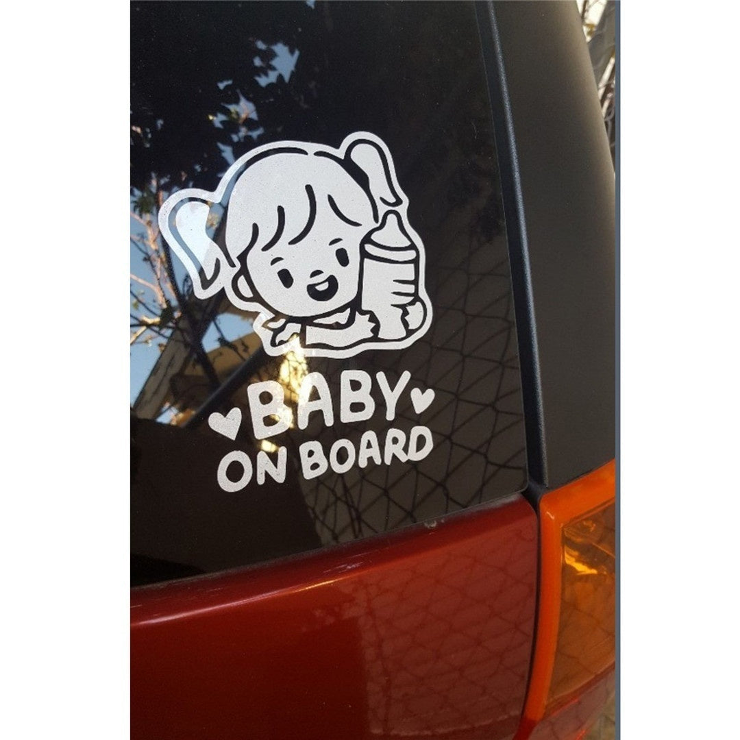 New Hot   Baby on Board Car Sticker  Waterproof Vinyl Car Accessories(1pc/lot)