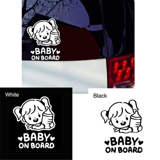 New Hot   Baby on Board Car Sticker  Waterproof Vinyl Car Accessories(1pc/lot)