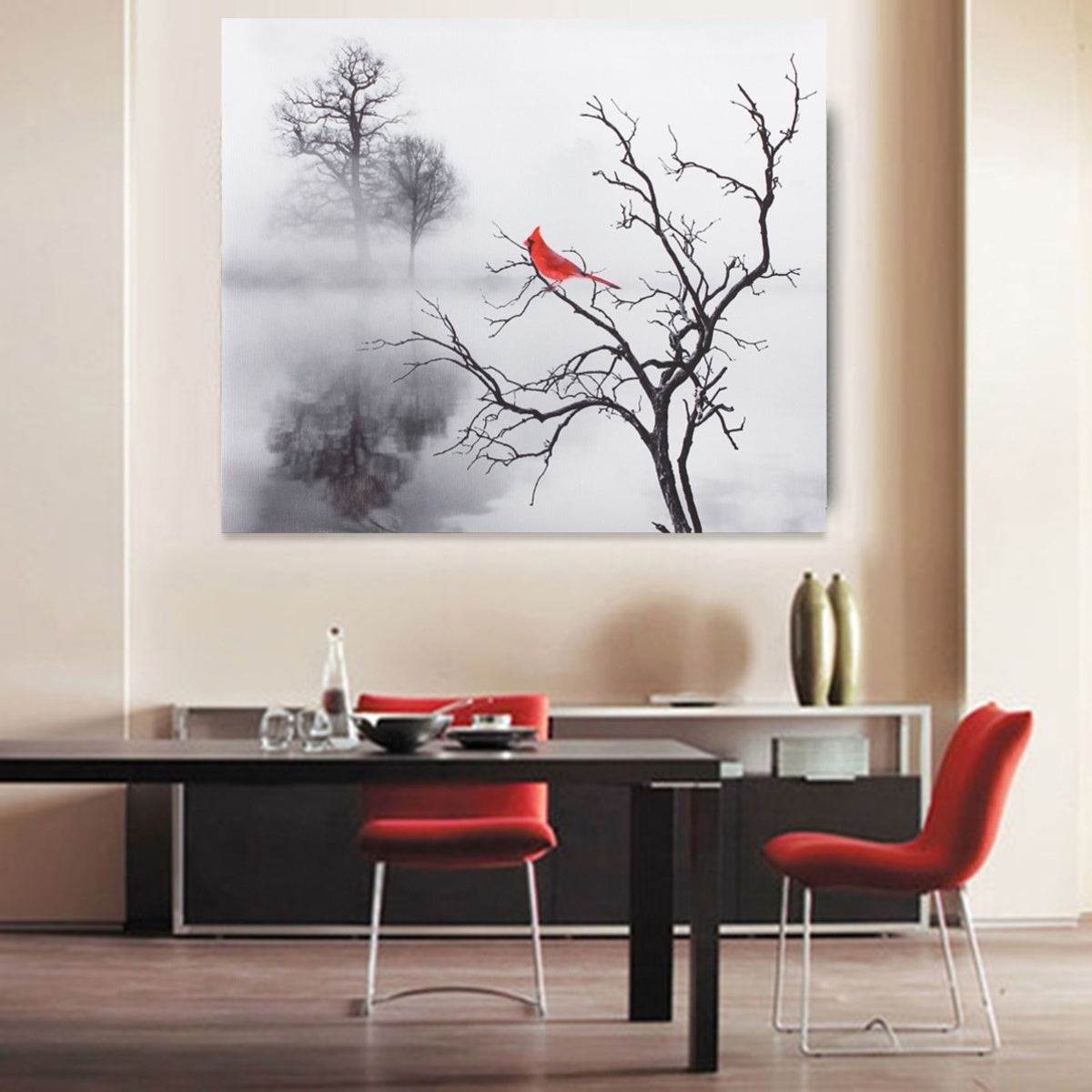 Modern Bird Print Canvas Painting Picture Home Wall Art Decoration No Frame
