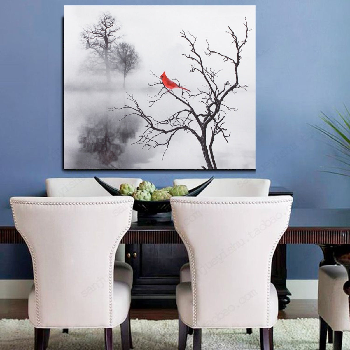 Modern Bird Print Canvas Painting Picture Home Wall Art Decoration No Frame