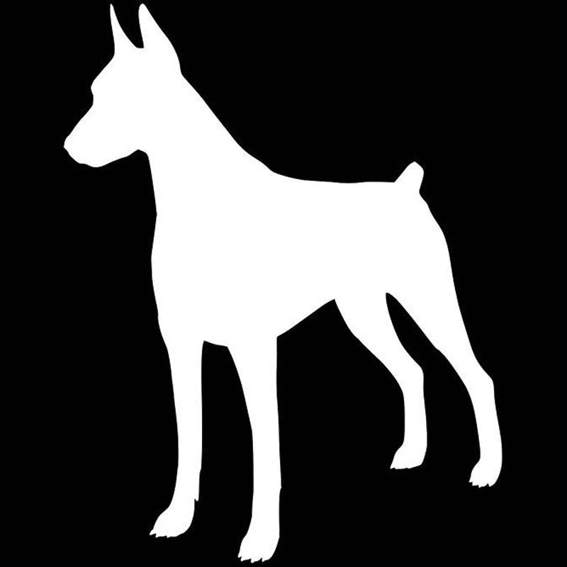 Doberman Pinscher Dog Window Decoration Vinyl Decal Car Bumper Sticker