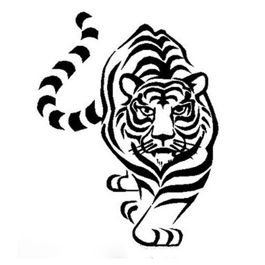 Car Acccessories Animal King Tiger  Stickers Car Decals