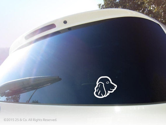 New Fashion English Cocker Spaniel Dog Vinyl Decal | Car Sticker, Decoration | 25 & Co