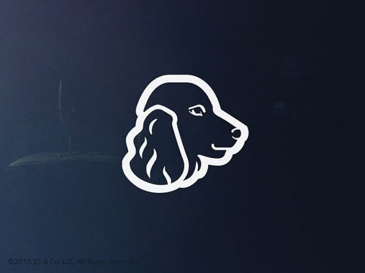 New Fashion English Cocker Spaniel Dog Vinyl Decal | Car Sticker, Decoration | 25 & Co
