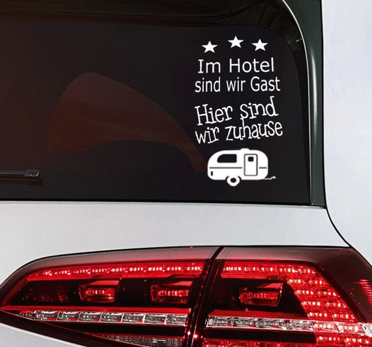 Wohnwagen Aufkleber Camping Wohnmobil Caravan Auto Sticker mit Camper Spruch
