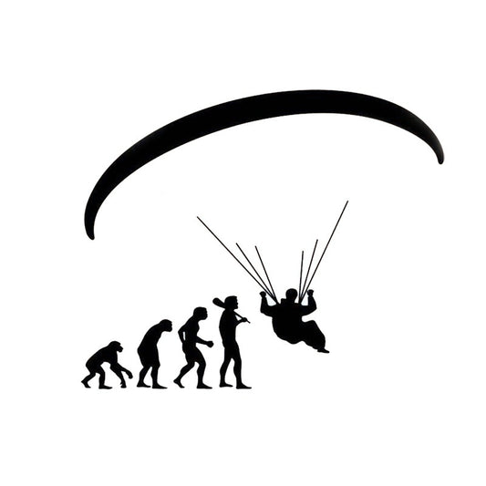 2018 NEW  Human Evolution Paragliding Car Stickers