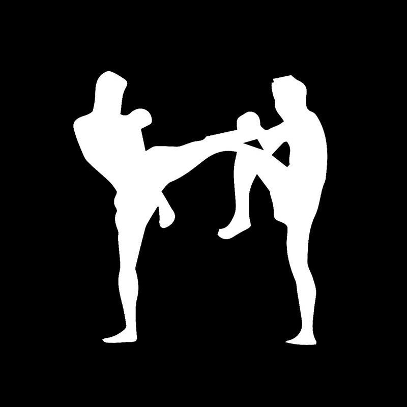 High-quality  Kickboxing Thai Car Styling Funny Vinyl Car Stickers