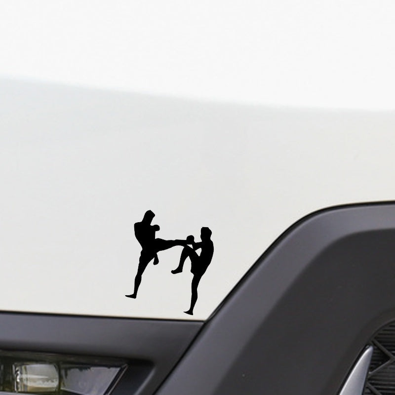 High-quality  Kickboxing Thai Car Styling Funny Vinyl Car Stickers