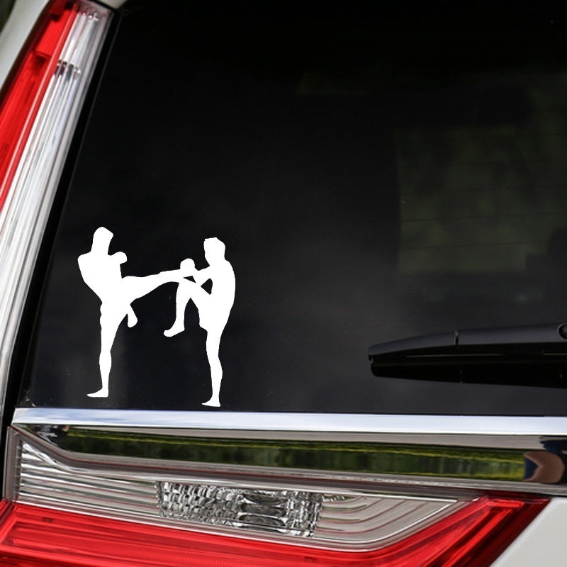 High-quality  Kickboxing Thai Car Styling Funny Vinyl Car Stickers