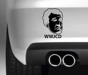 WWJCD JEMERY CLARKSON CAR BUMPER STICKER FUNNY DRIFT JDM 4x4 VINYL DECAL