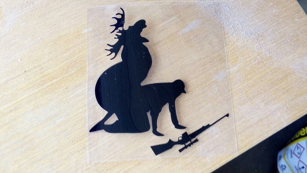 Hot   How-Ya-Like-My-Meat-Now-Funny-Moose-Hunting-Hunter-Car-Window-Decal-Sticker-For-Truck