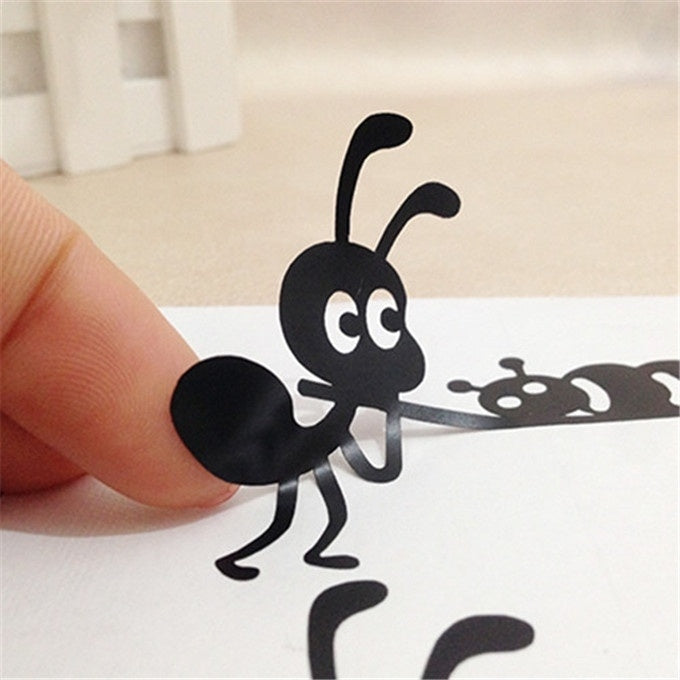New Brand  Furnishings Wall Stickers Cartoon Decoration Glass Stickers Ant on Mirror Window Stickers Home Decoration