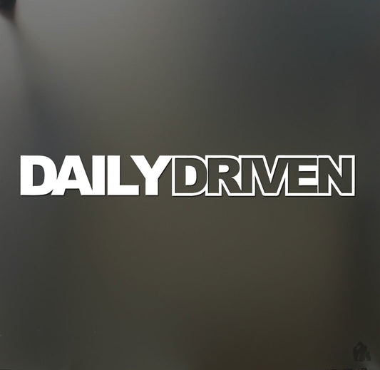 High-quality Daily driven sticker V2 JDM slammed stance Funny drift lowered car window decal
