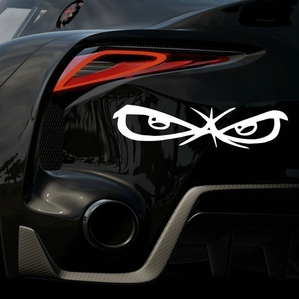 Angry Eye Mad Eyes Car Sticker Decal Vinyl