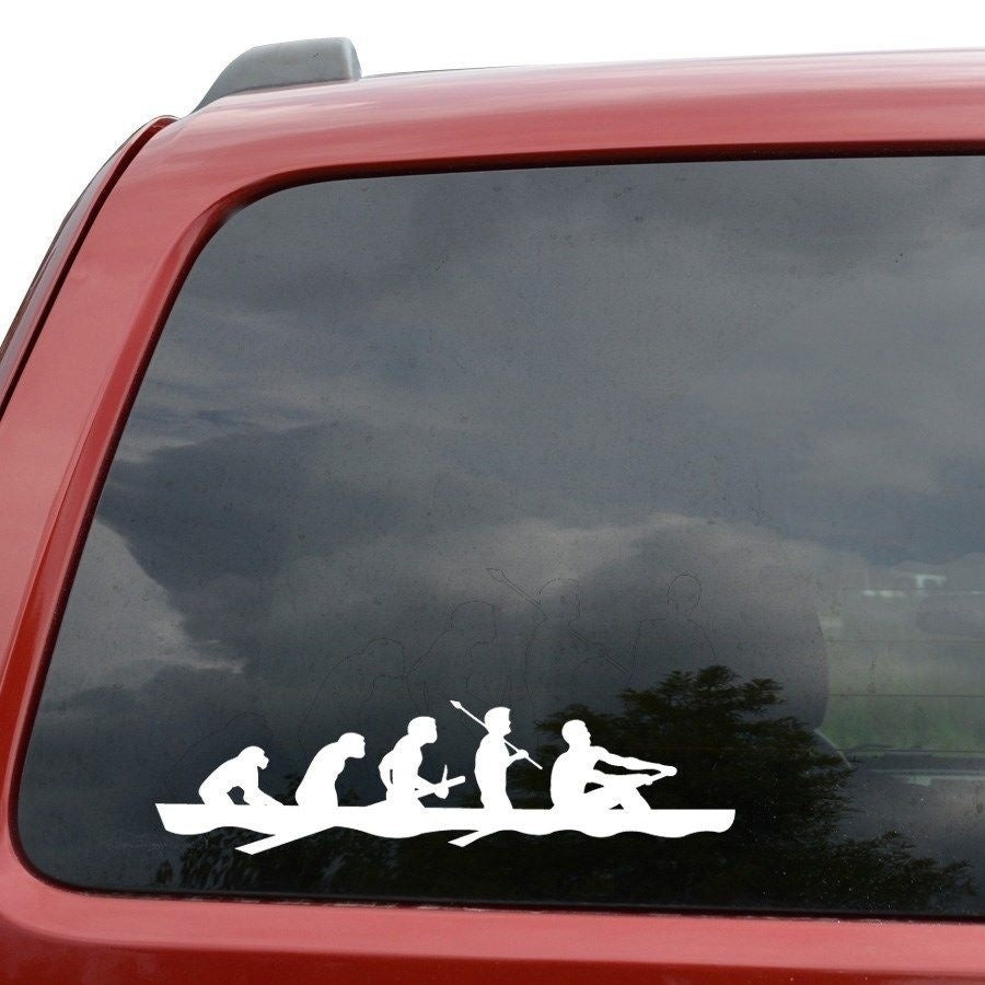 Fashion   Evolution Water Rowing Vinyl Decal Decor Sticker