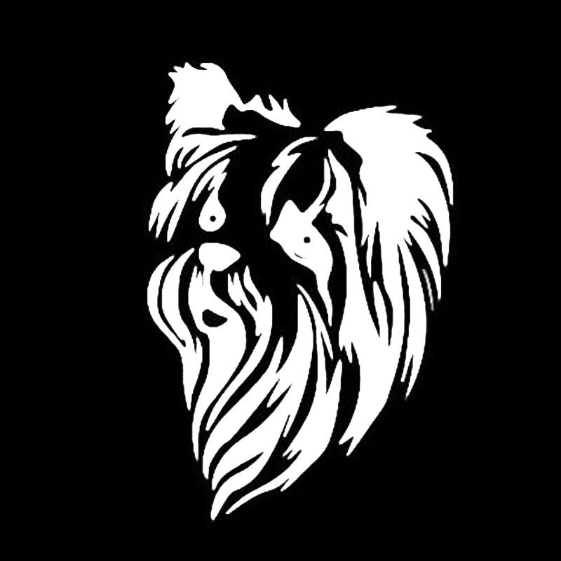 Yorkshire Terrier Pet Dog Vinyl Decal Funny Animal Car Sticker