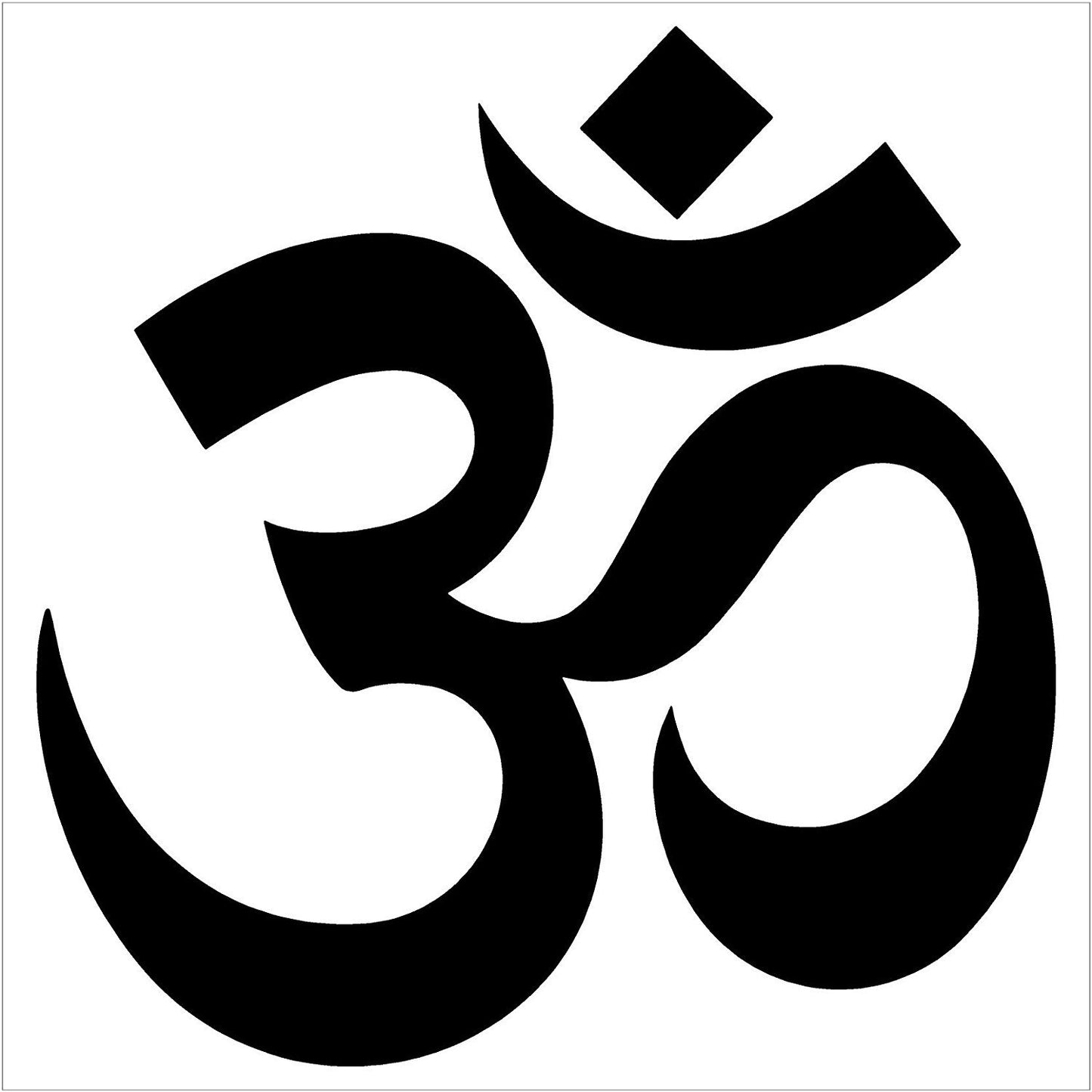 New Hot   OM Symbol Hindu Car Window Vinyl Decal Sticker