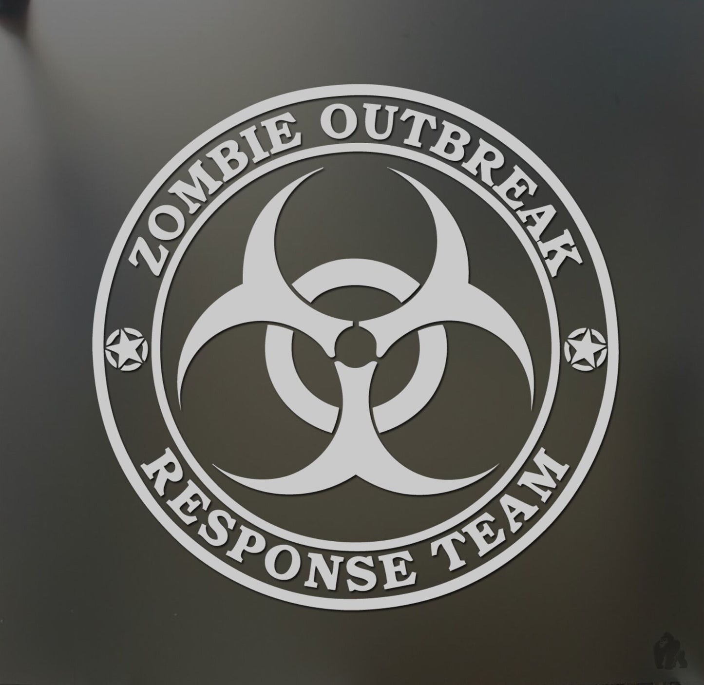 Zombie Outbreak Response Team Sticker Walking Car Wrangler Apocalypse Car Truck SUV Car Sticker Decal