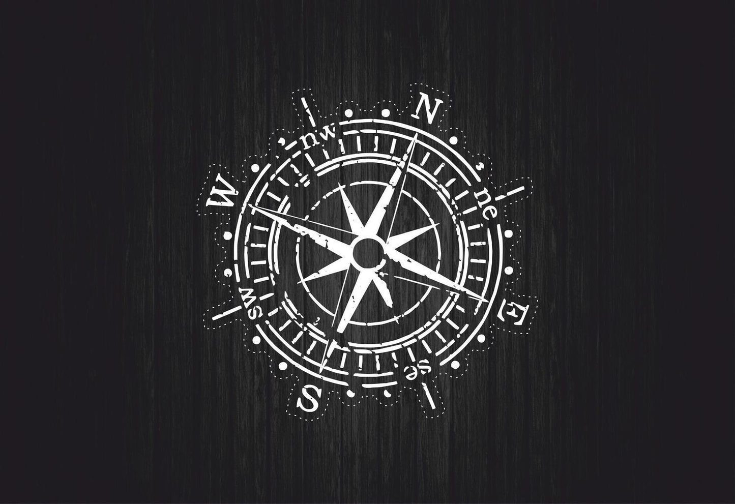 Sticker Car Motorcycle Helmet Vinyl Compass Nautical Boat Sailing Anchor  Car ,truck,SUV Sticker Decals