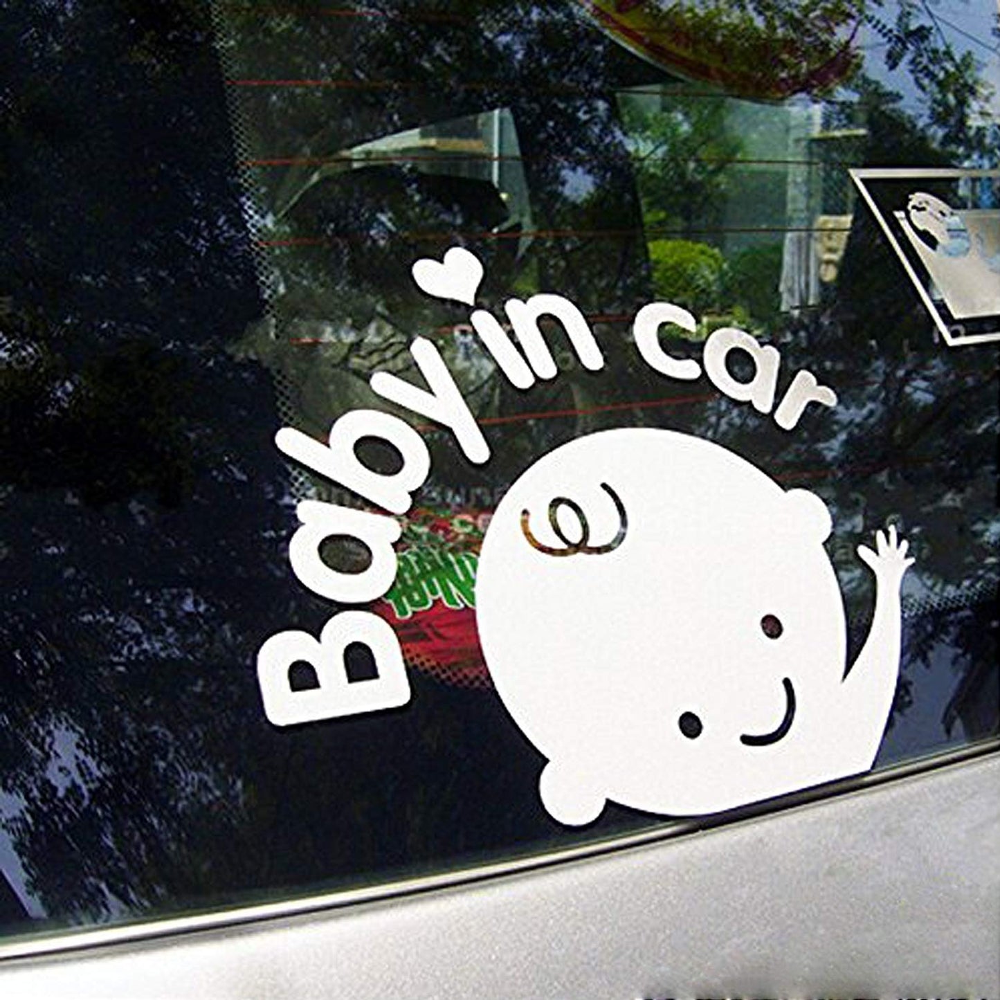 Baby In Car Sticker Decals Safety Signs Baby on Board for Cars Waterproof Car Stickers Decals