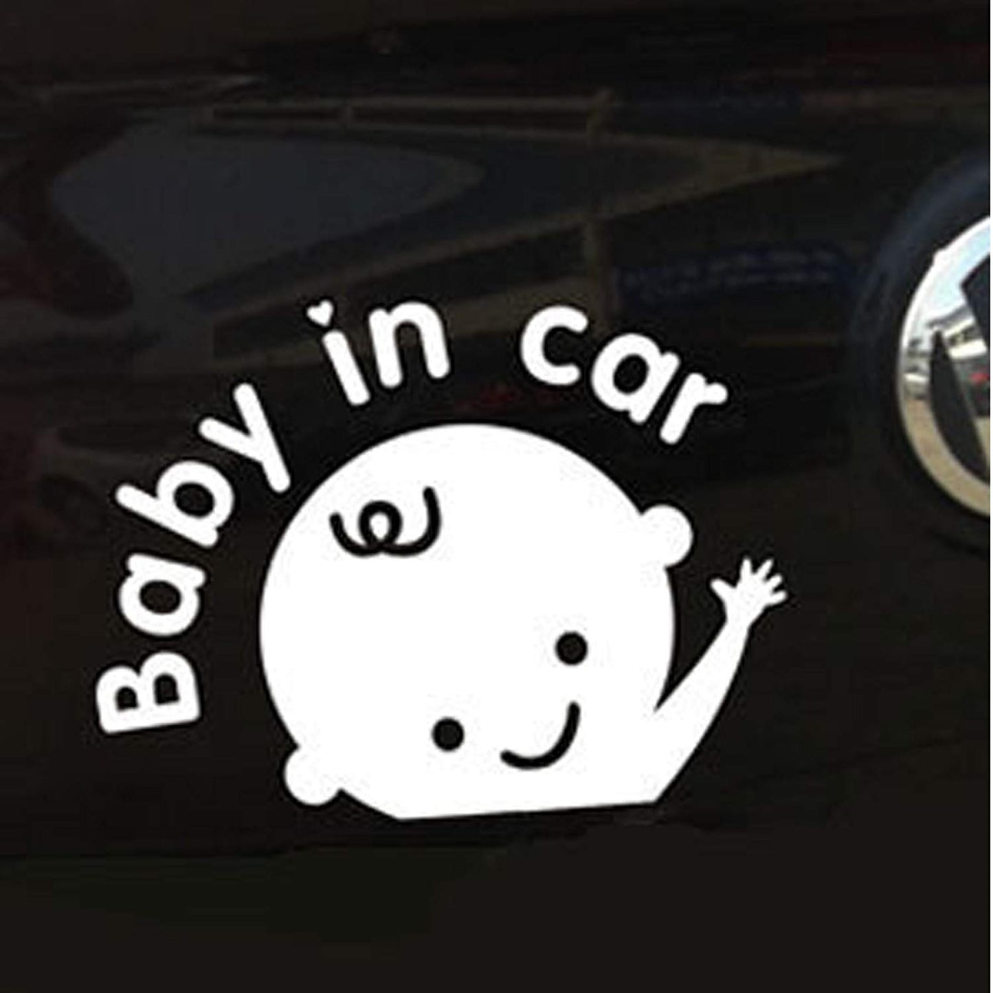 Baby In Car Sticker Decals Safety Signs Baby on Board for Cars Waterproof Car Stickers Decals