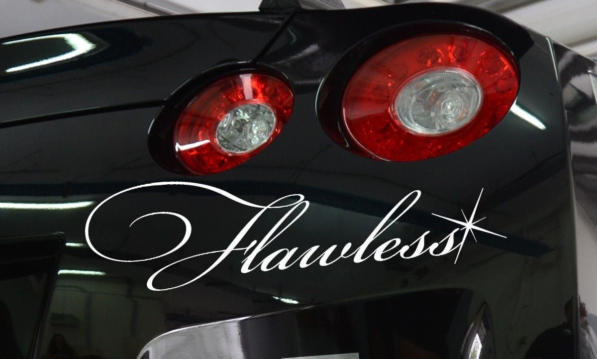 Flawless Lowered Stance JDM Car Windshield Vinyl  Car Sticker Decal