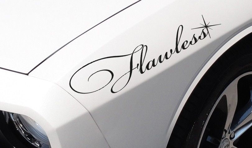 Flawless Lowered Stance JDM Car Windshield Vinyl  Car Sticker Decal