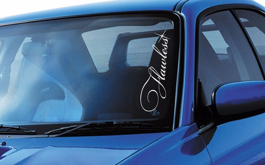 Flawless Lowered Stance JDM Car Windshield Vinyl  Car Sticker Decal