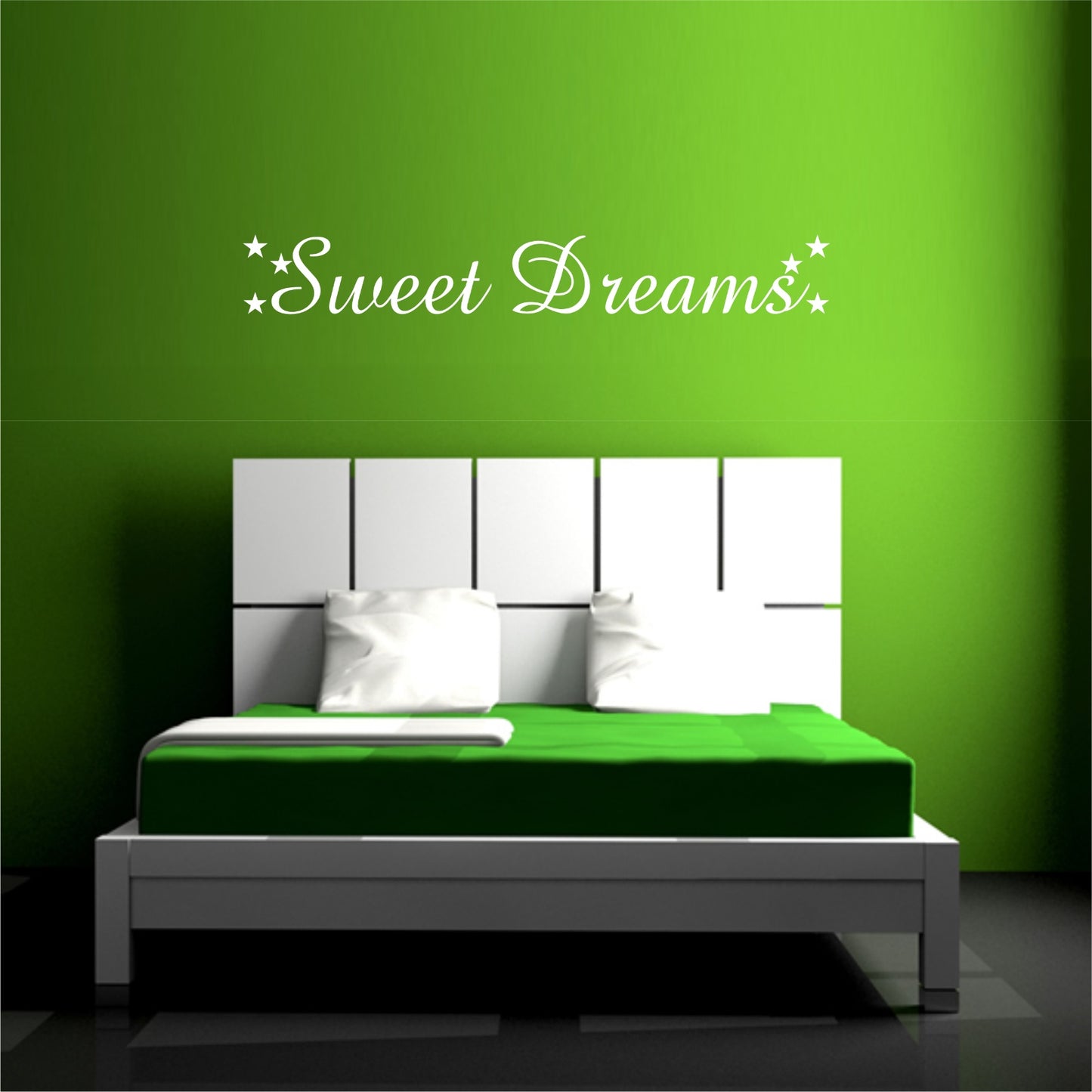 SWEET DREAMS BEDROOM QUOTE WALL ART STICKER DECAL HOME DECOR WORDS