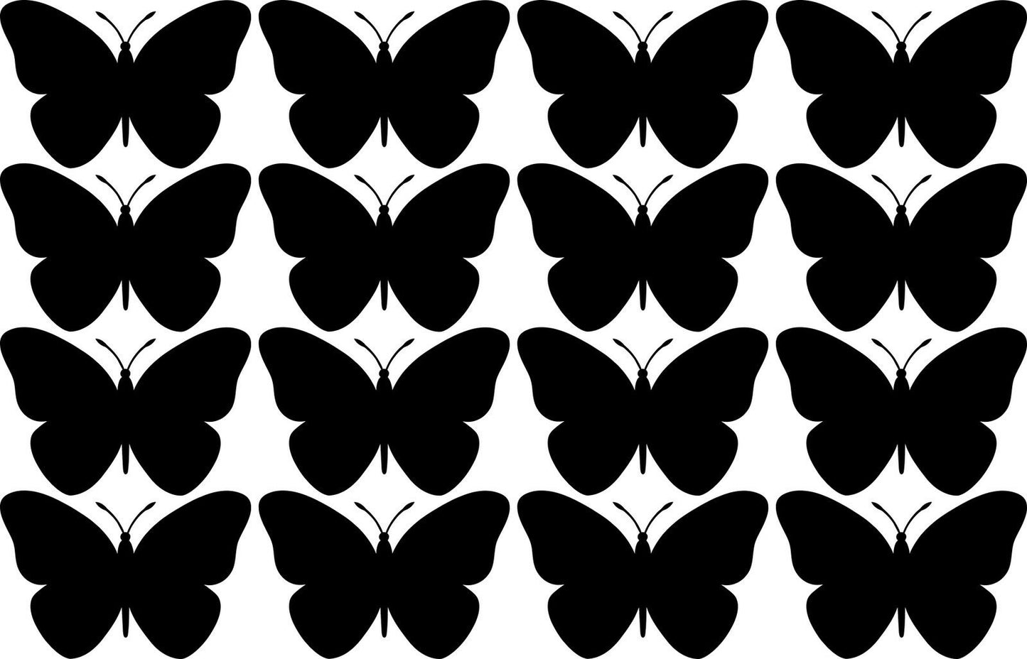 16X BUTTERFLY tile stickers BATHROOM WALL ART DECOR DECAL KITCHEN toilet