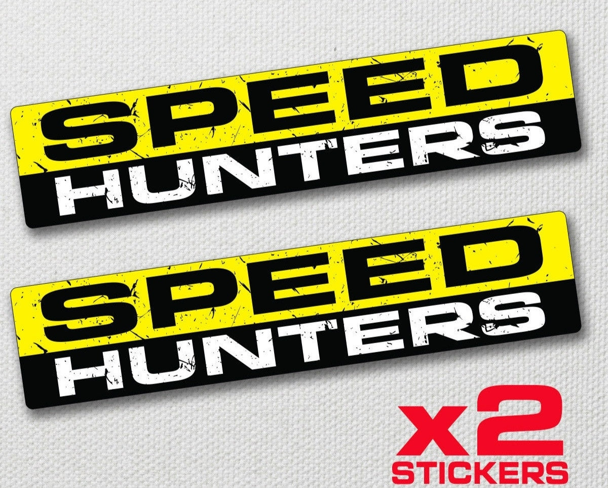 SPEED HUNTER Funny window bumper Sticker Vinyl Decal Car JDM  race fast evo