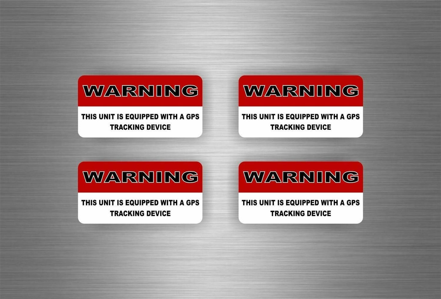 New Hot 4x Sticker Gps Alarm System Warning Decal Anti Theft Car Vehicle Security Vinyl
