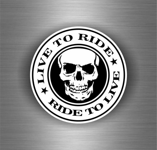 New Fashion Sticker Car Motorcycle Helmet Decal Vinyl Chopper Biker Live To Ride