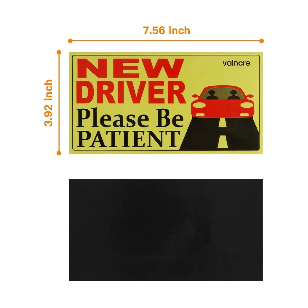 Hot Vaincre Set of 4 Student Drivers for Cars, Vehicle Logo Bumper Stickers for  Drivers / Novice Car Window Door Decals