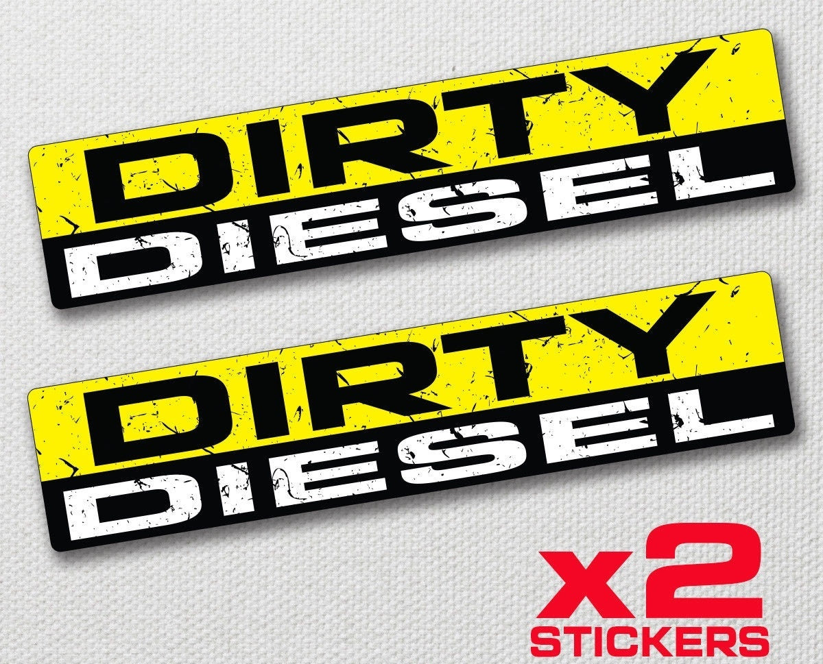 Fashion DIRTY DIESEL sticker vinyl decal Funny JDM 4x4 Truck SUV Car window Bumper