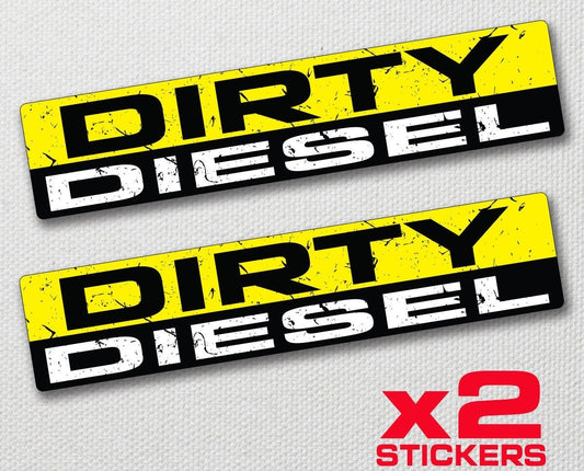 Fashion DIRTY DIESEL sticker vinyl decal Funny JDM 4x4 Truck SUV Car window Bumper