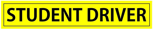 Hot Flexible Student Driver - A  Driver's Bumper Sticker - Car SUV Car Window Door Bumper Decal