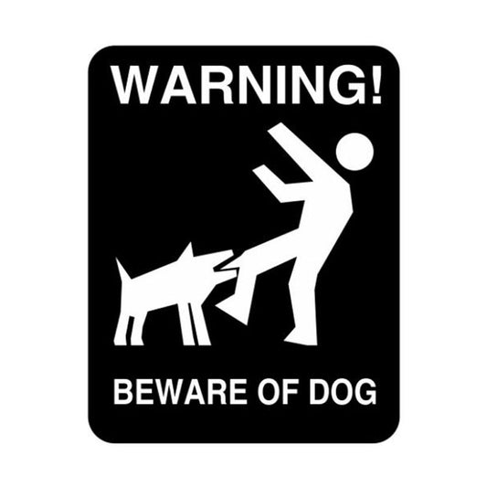 Hot   BEWARE OF DOG To Remind The Individual Warning Car Stickers Vinyl Decal