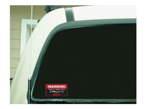 Warning Vehicle GPS Alarm (Bumper Sticker)
