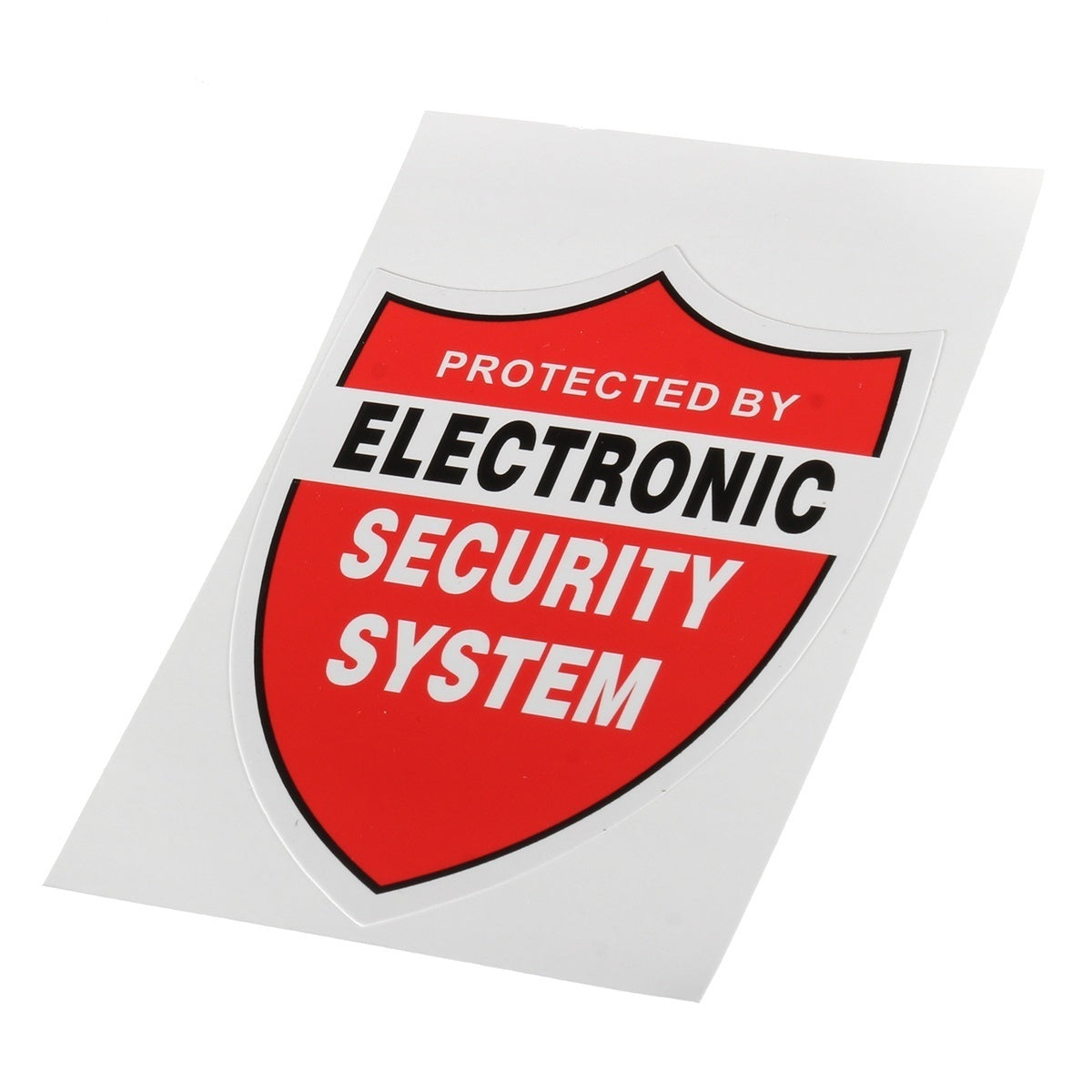 New Hot   Pack Of 3 Protected By Electronic Security System Waterproof PVC Stickers Decal Home Alarm Sign