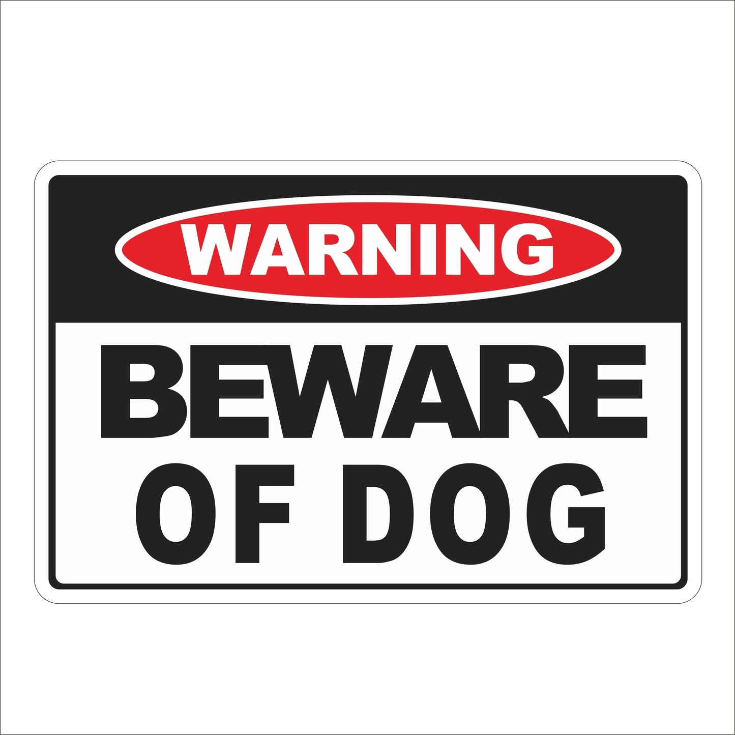 2018 NEW   BEWARE OF DOG Warning Sign Vinyl Door Wall Helmet Decal Sticker