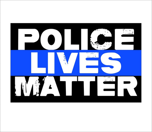 New Brand Cool POLICE Lives Matter Sticker Vinyl Decal Car Truck Hard Hat Biker Helmet Stickers