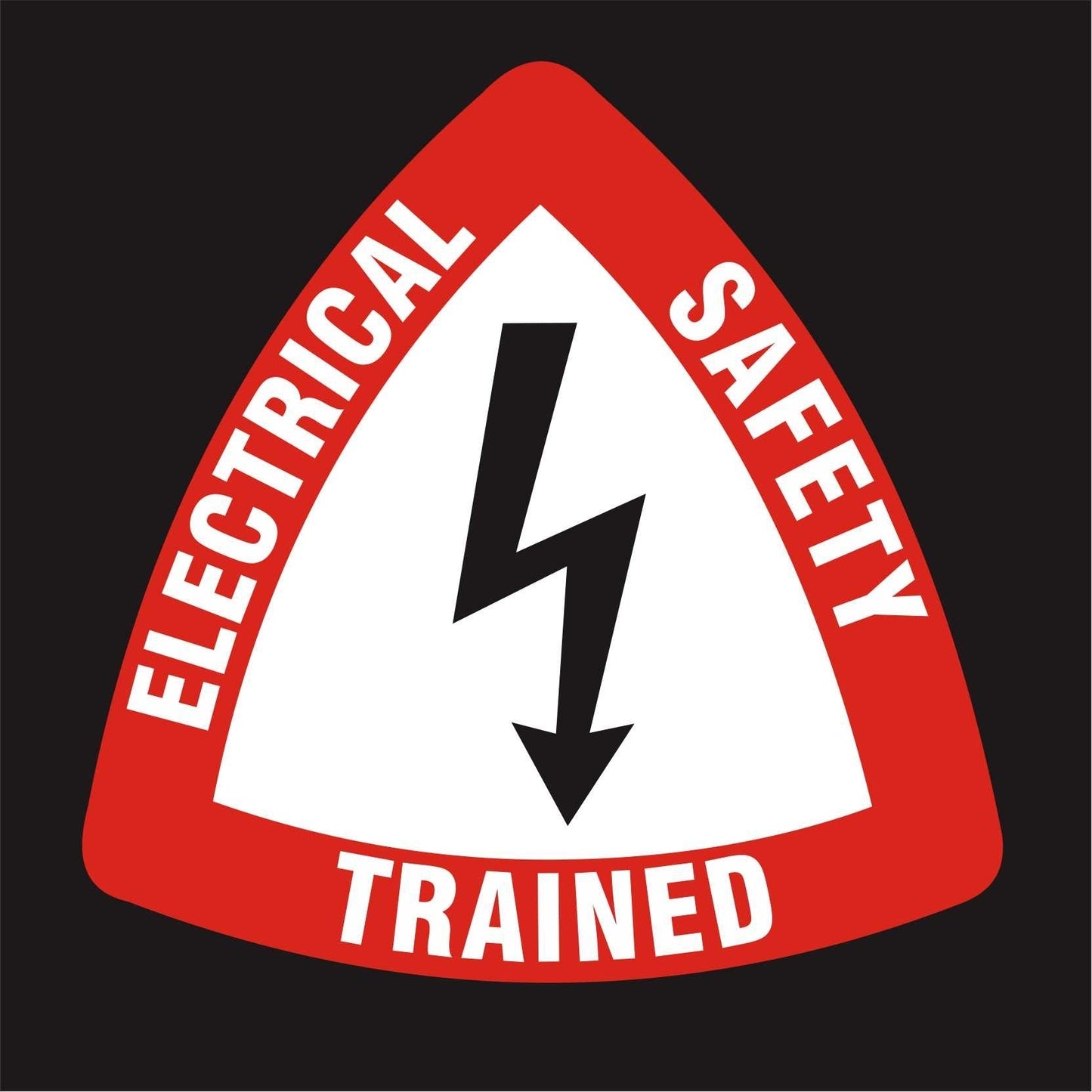 New Hot Electrical Safety Trained Hard Hat Decal Label Helmet Sticker Electrician