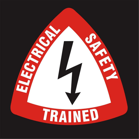 New Hot Electrical Safety Trained Hard Hat Decal Label Helmet Sticker Electrician