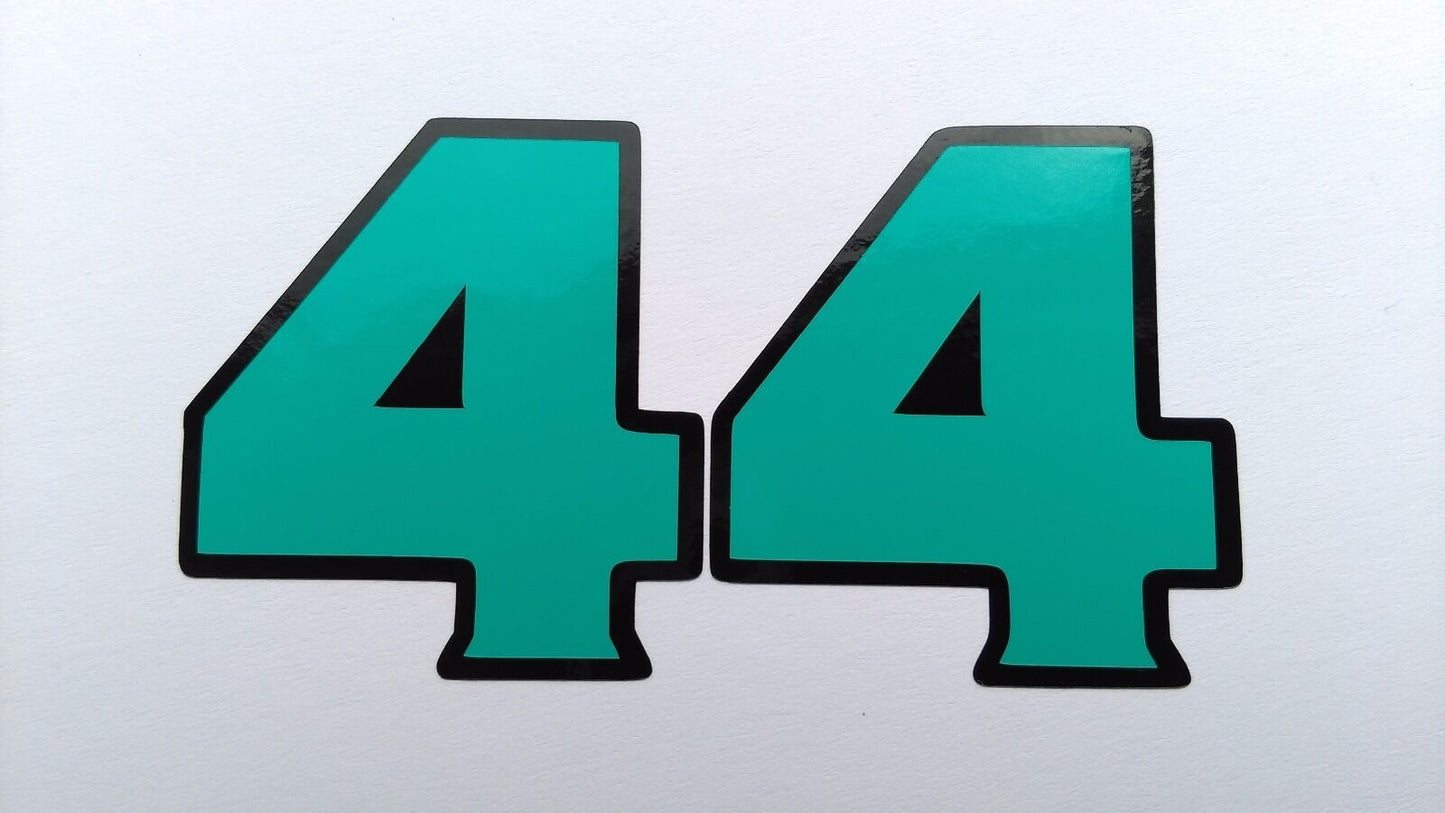 Car 44 Character Sticker Window Car Door Bumper Sticker Decal