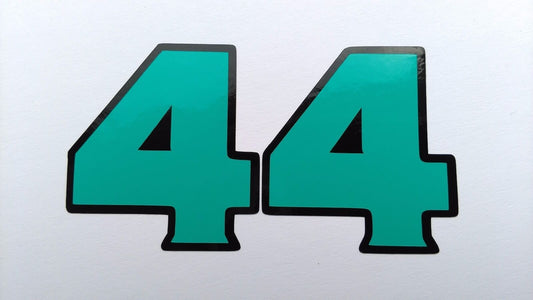 Car 44 Character Sticker Window Car Door Bumper Sticker Decal