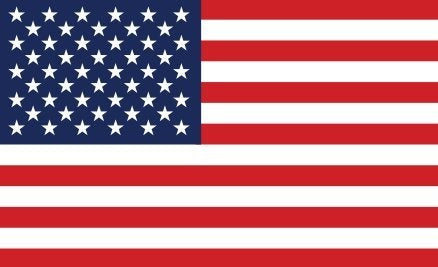 3 Pack - Large 4" x 6" Rectangular United States American Flag Decal Stickers; Premium Quality Heavy-Duty   USA Vinyl, Die-Cut, Screen Printed, Adhesive on Back