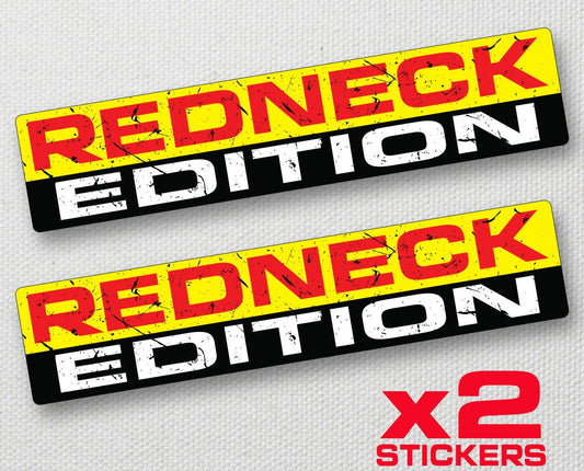 REDNECK EDITION sticker decal vinyl funny bumper window car truck dirt roud